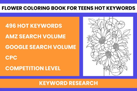 Download Flower Coloring Book for Teens Keywords - Coloring book for teens Collection