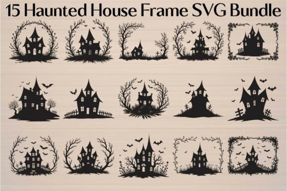 Download Haunted House Frame SVG Bundle - Svg Collection