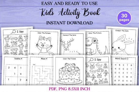 Download Kids Activity Book Preschooler Worksheet - Kids activity Collection