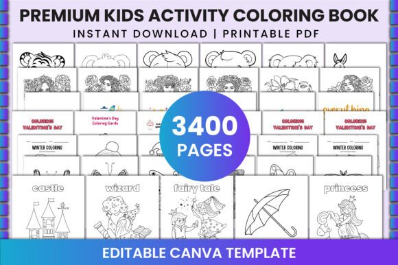 Download Premium Kids Activity Coloring Book - Kids activity Collection