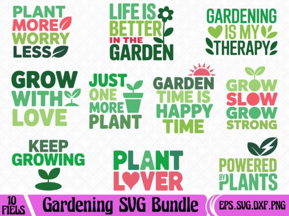 Download Plant Lover Gardening SVG Bundle - Svg Collection