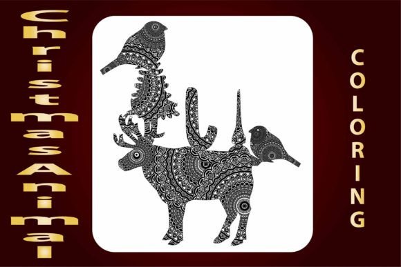 Download Christmas Animal Coloring Pages - Premium Bundle