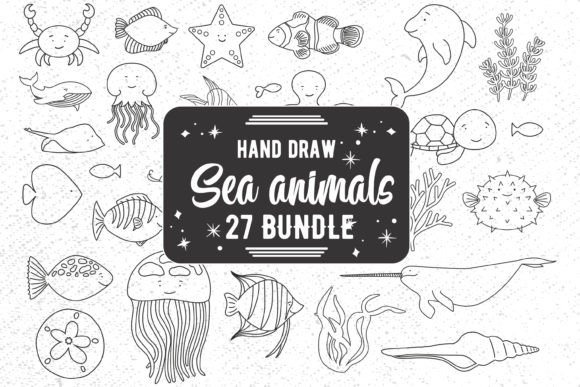 Download Sea Animals Bundle Svg, Sea Animal Svg - Svg Collection