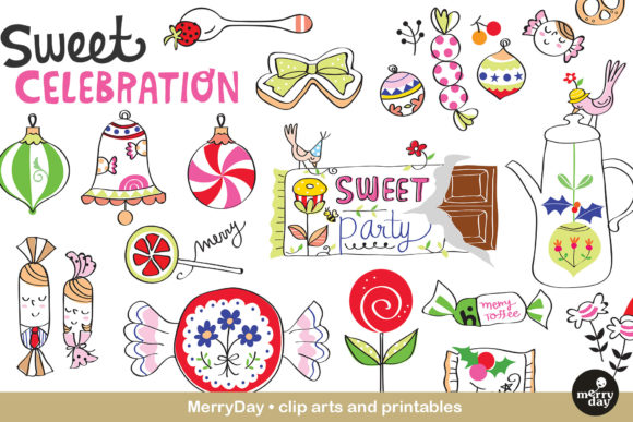 Download Sweet Celebration Cute Clip Art - Cute clip art Collection