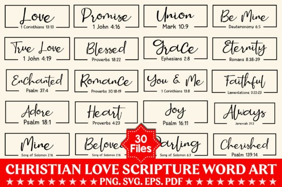 Download Christian Love Scripture Word Art SVG - Svg Collection
