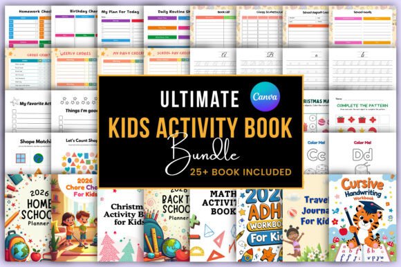 Download Ultimate Kids Activity Book KDP Interior - Kids activity Collection