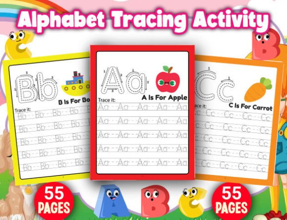 Download Letter Tracing Activity Book for Kids - Letter tracing activity book for kids Collection