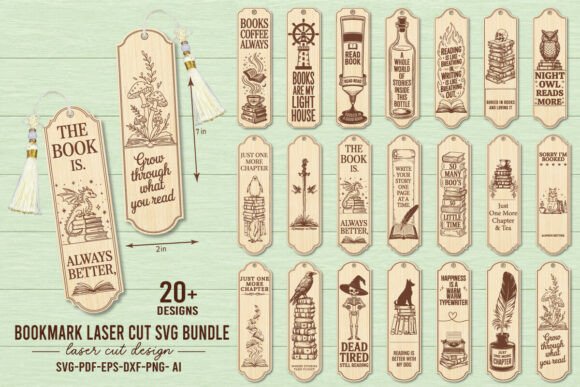 Download Bookmark Laser Cut SVG Bundle - Svg Collection