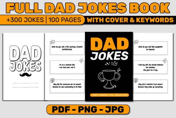 Download DAD JOKES BOOK | KDP INTERIOR + COVER - Premium Resources