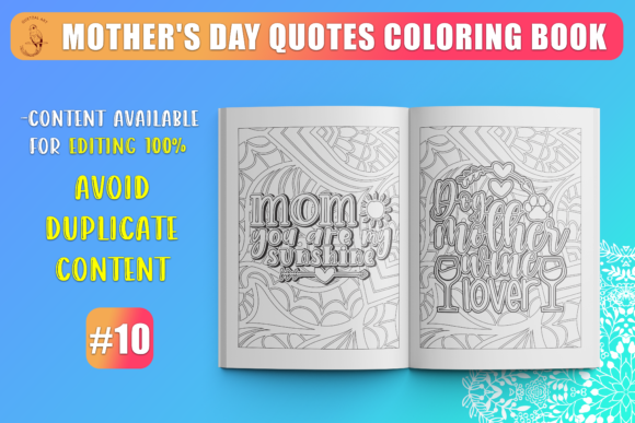 Download Mother's Day Quotes Coloring Book SVG - Svg Collection